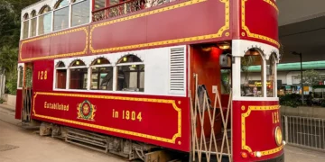 Hong Kong Vintage Party Tram