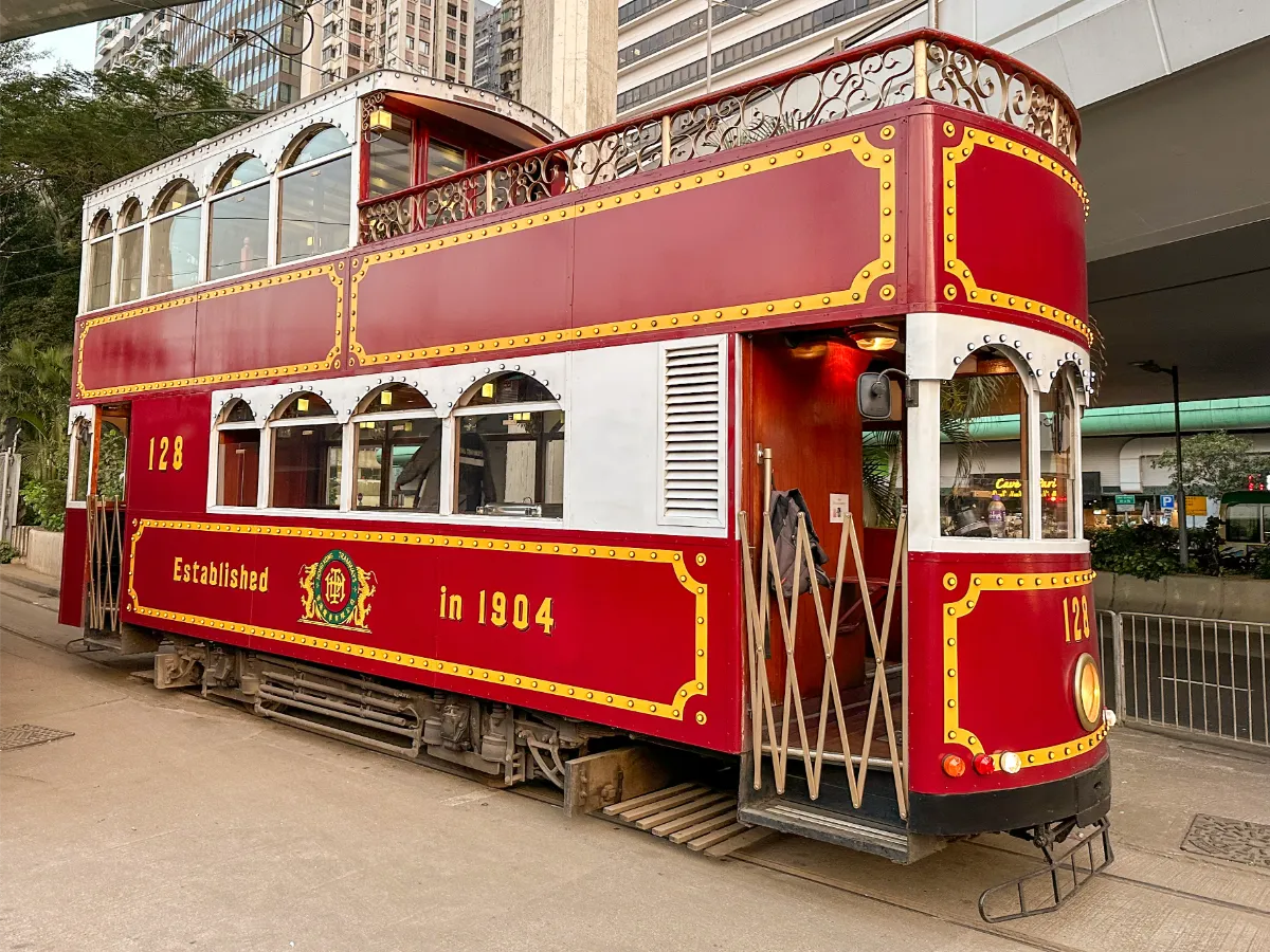 Hong Kong Vintage Party Tram