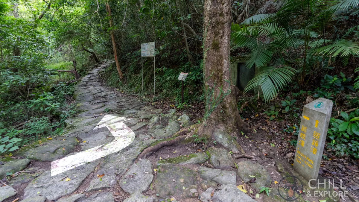 Bride's Pool Nature Trail Hiking Directions