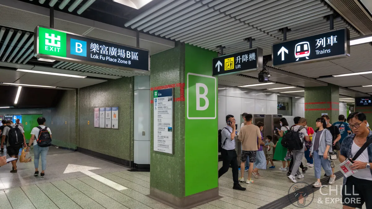 Directions to Checkboard Hill from Lok Fu MTR Station
