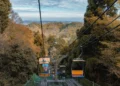 Views from the chairlift at Mount Takao
