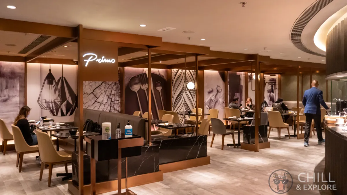 Plaza Premium Lounge Gate 1 Hong Kong business primo