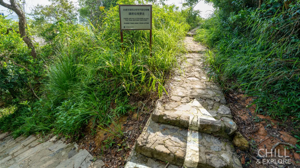 Pok Fu Lam Reservoir to the peak hike directions