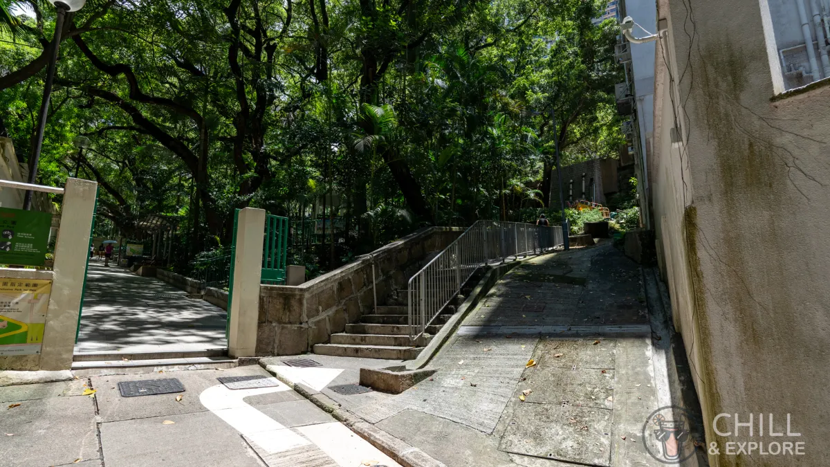 West End Park - Sai Ying Pun to the Peak hiking directions