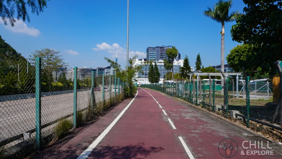 Cycling path to Science Park