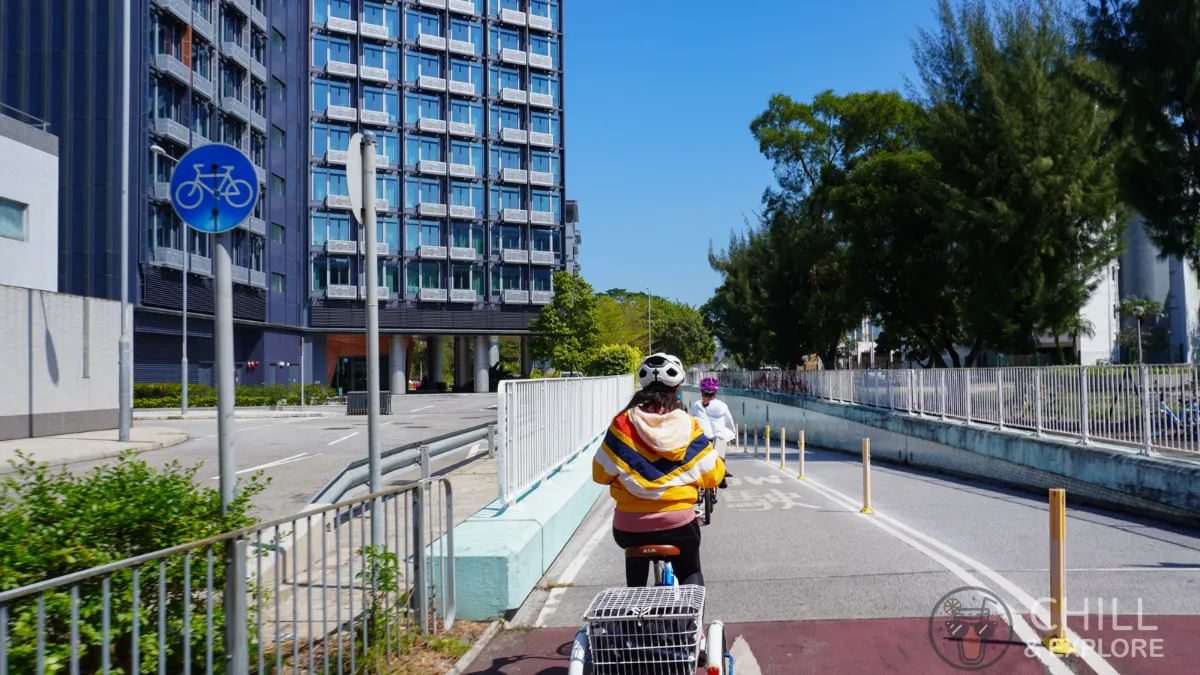 Cycling path to Science Park