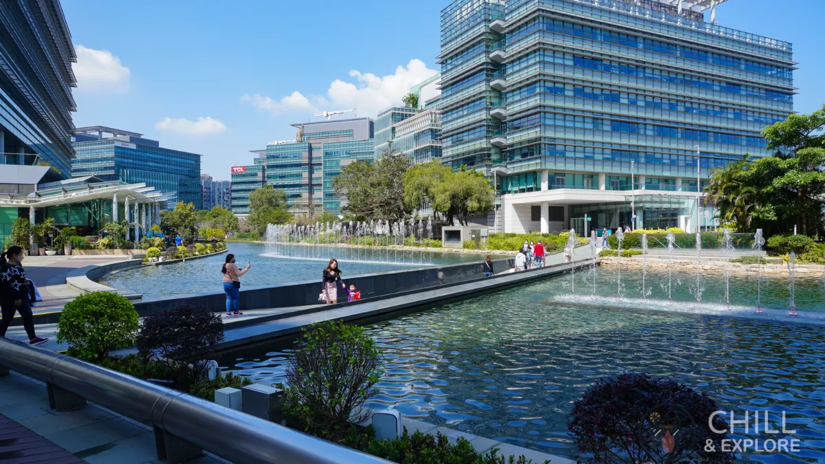 Science Park water fountain