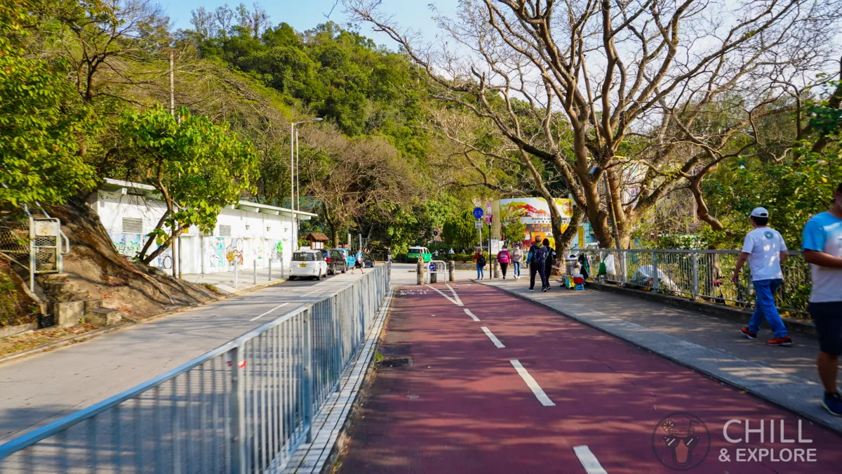 Tai Mei Tuk cycling path end