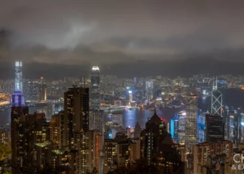 Hong Kong Light show from the peak