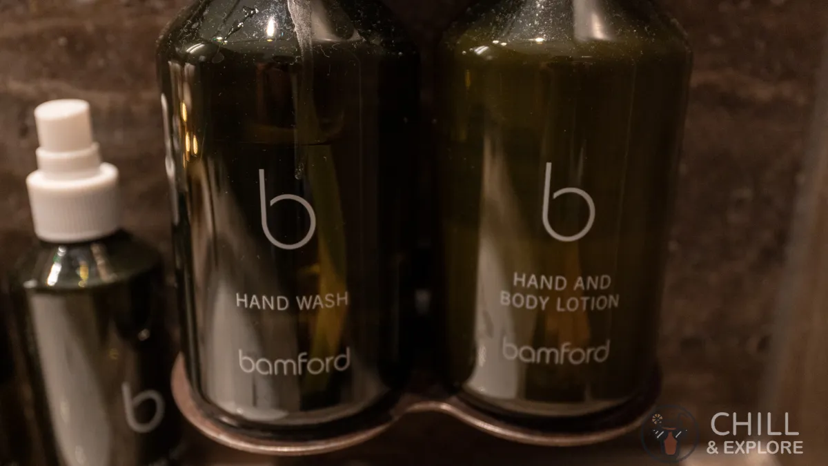 Bamford hand wash and hand and body lotion