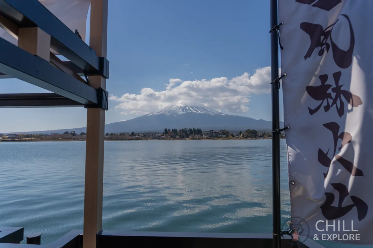 Mount Fuji from Lake Kawaguchiko Excursion Boat