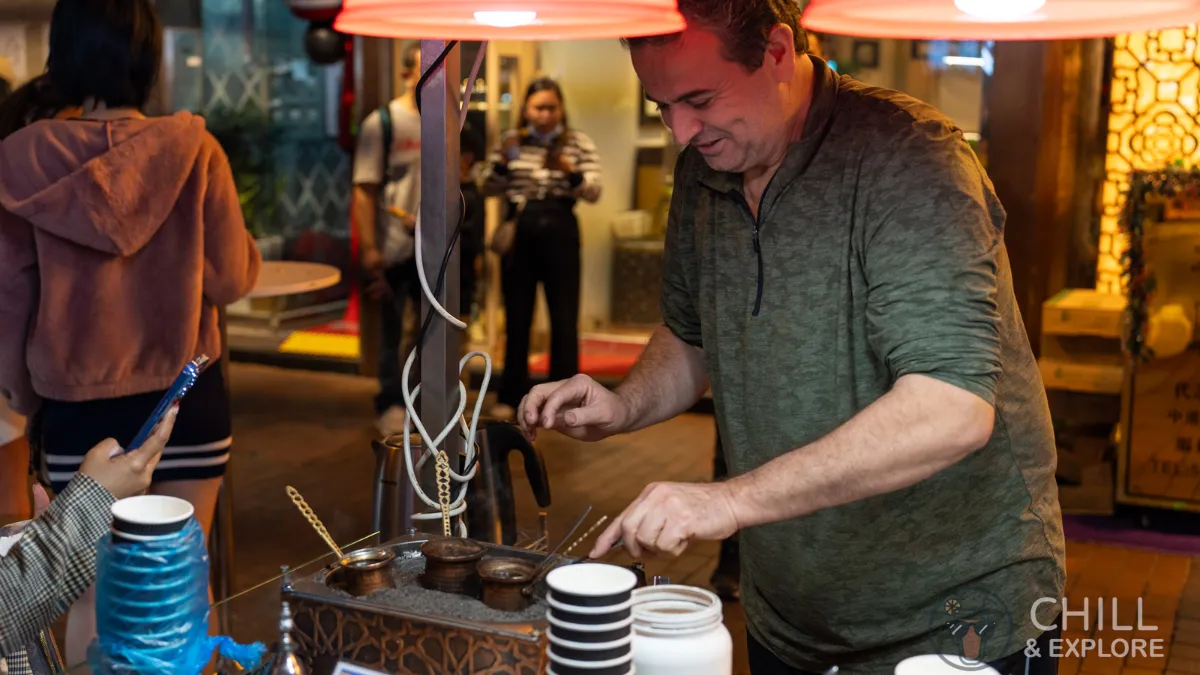 Turkish sand coffee
