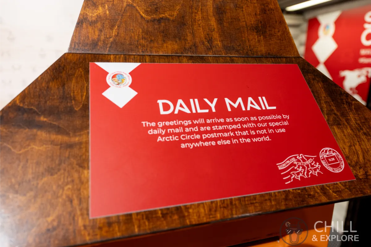 Daily mail posted from the santa claus village