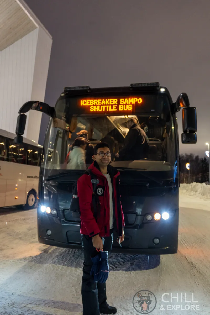 icebreaker sampo cruise shuttle bus