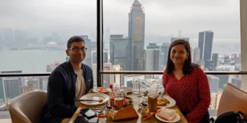 Grand Buffet Revolving Restaurant with view of central plaza