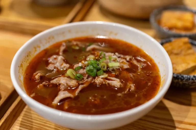 Spicy beef soup